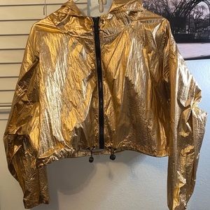 Gold Windbreaker